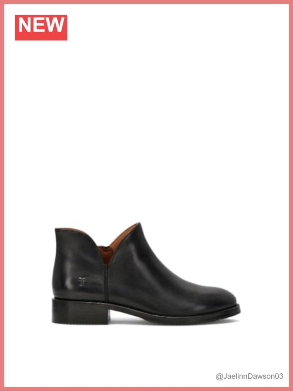 Genuine Leather Ankle Booties Women Heeled Chunky Block Heel